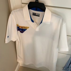 CALLAWAY OPTI DRY CHEVRON COLORBLOCK POLO M GOLF SHIRT